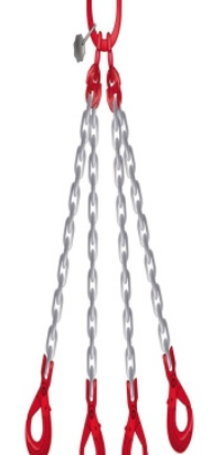 Elingue Chaîne - 4 Brins + 4 Crochets Raccourcisseurs